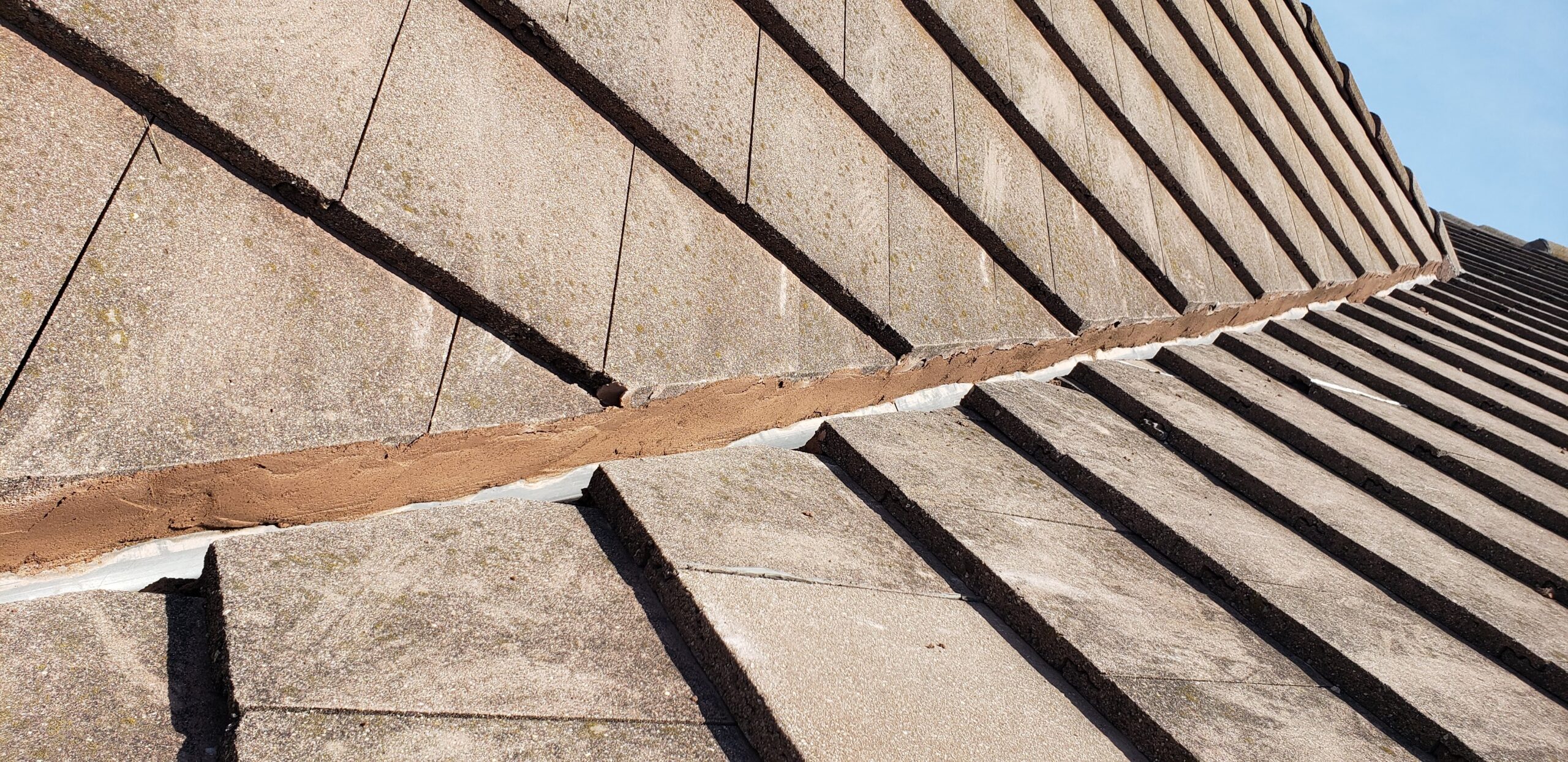 marley tile roof with cemented valeys.