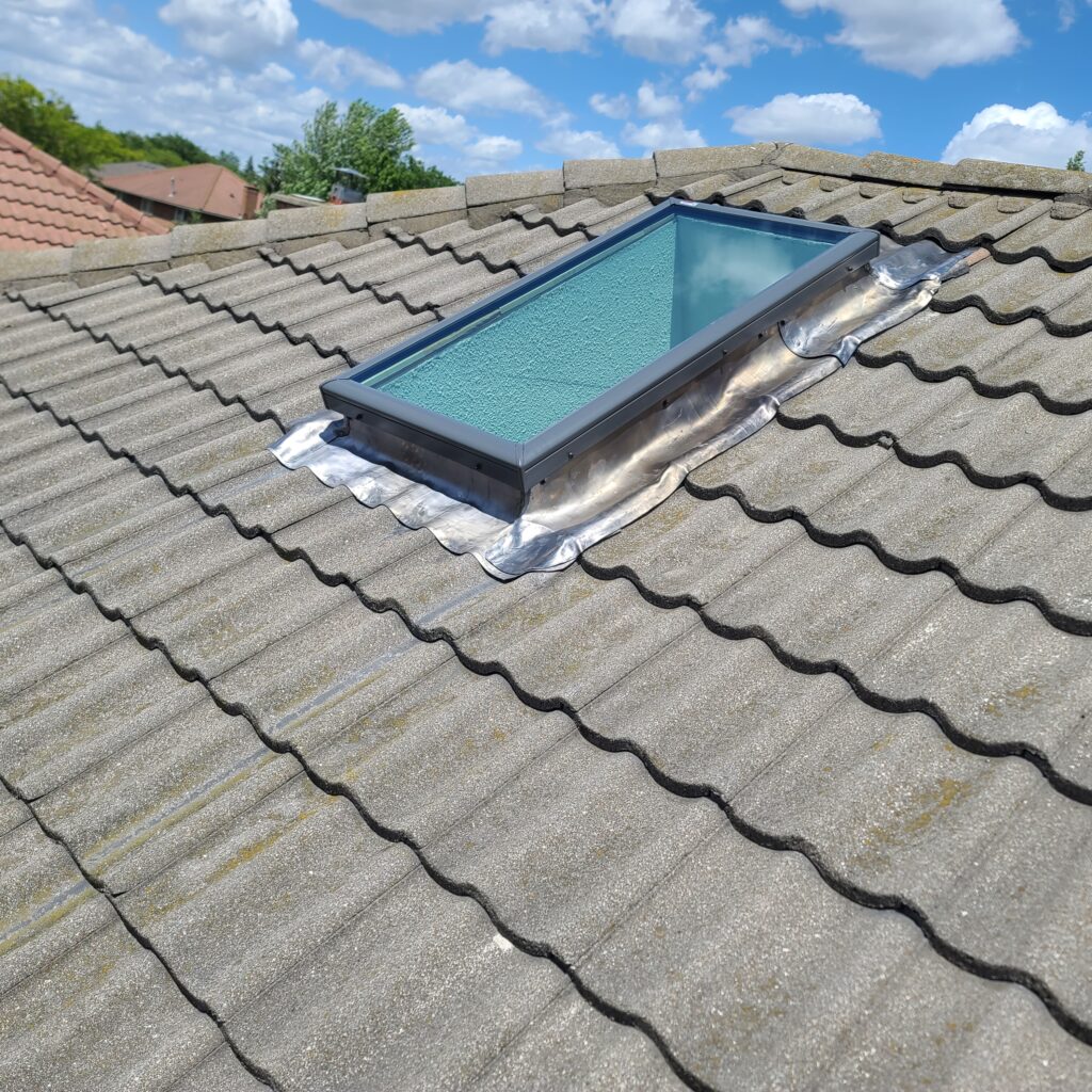 Marley tile roof skylight
